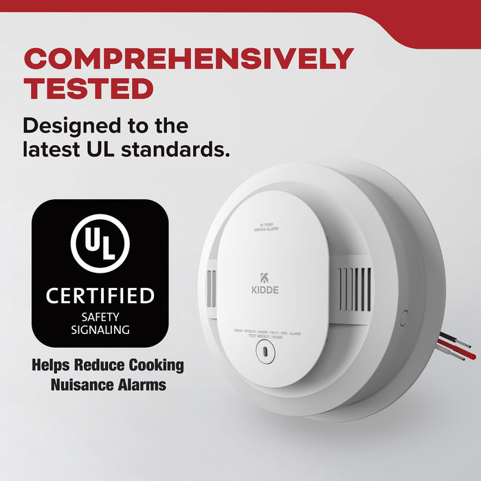 Kidde 20SA10 Smoke Alarm With 10-Year Sealed Battery Backup (21031556)