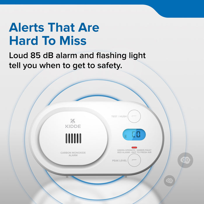 Kidde COBD Carbon Monoxide Alarm With [2] AA Batteries (21033773)