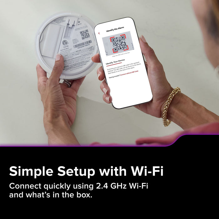 Kidde 30CUAR-W Smart Combination Smoke And Carbon Monoxide Alarm Hardwired With [2] AA Battery Backup (21033277)