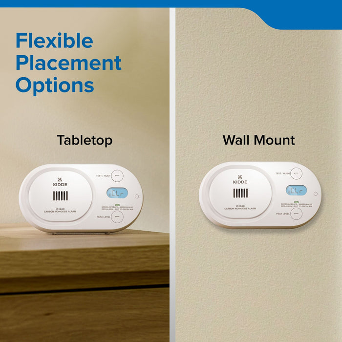 Kidde COBD10 Carbon Monoxide Alarm With 10-Year Never-Replace Battery (21033776)