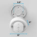 Kidde RGSDR-RW Smart Smoke Alarm With Ring App Alerts [2] AA Battery Backup (21033911)