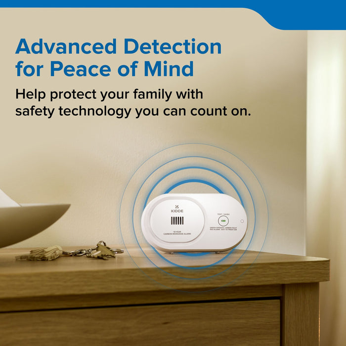 Kidde COB10 Carbon Monoxide Alarm With 10-Year Never-Replace Battery (21033775)