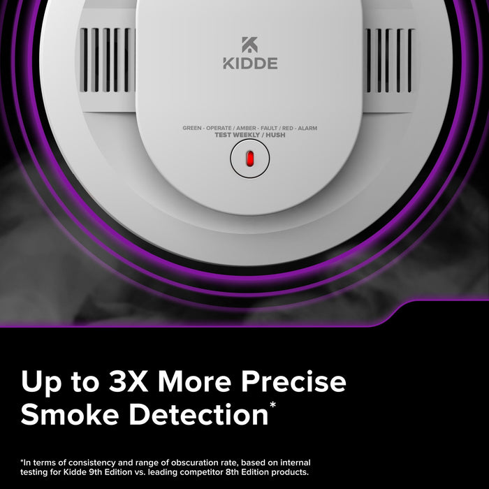 Kidde 30CUAR-W Smart Combination Smoke And Carbon Monoxide Alarm Hardwired With [2] AA Battery Backup (21033277)