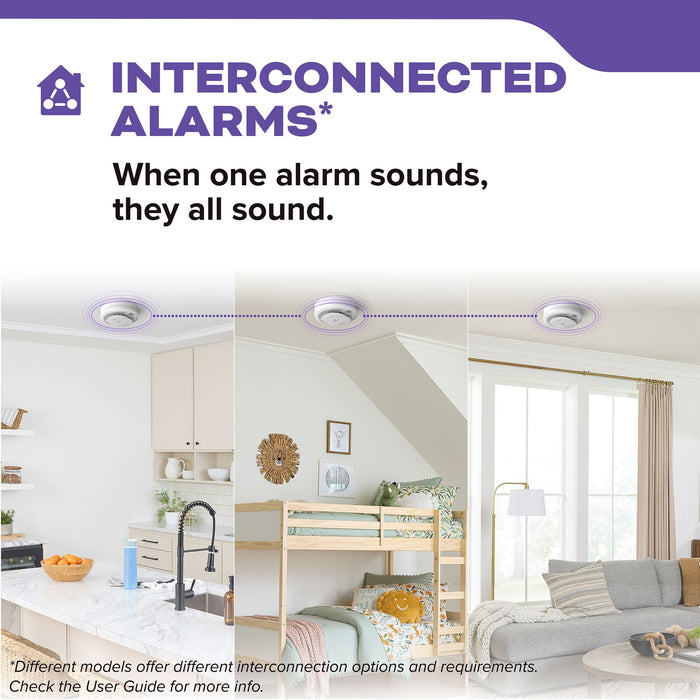 Kidde 30CUA10 Combination Smoke And Carbon Monoxide Alarm Hardwired With 10-Year Sealed Battery Backup (21031544)