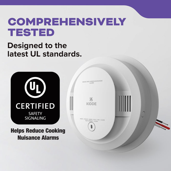 Kidde 30CUAR Combination Smoke And Carbon Monoxide Alarm Hardwired With [2] AA Battery Backup (21031529)