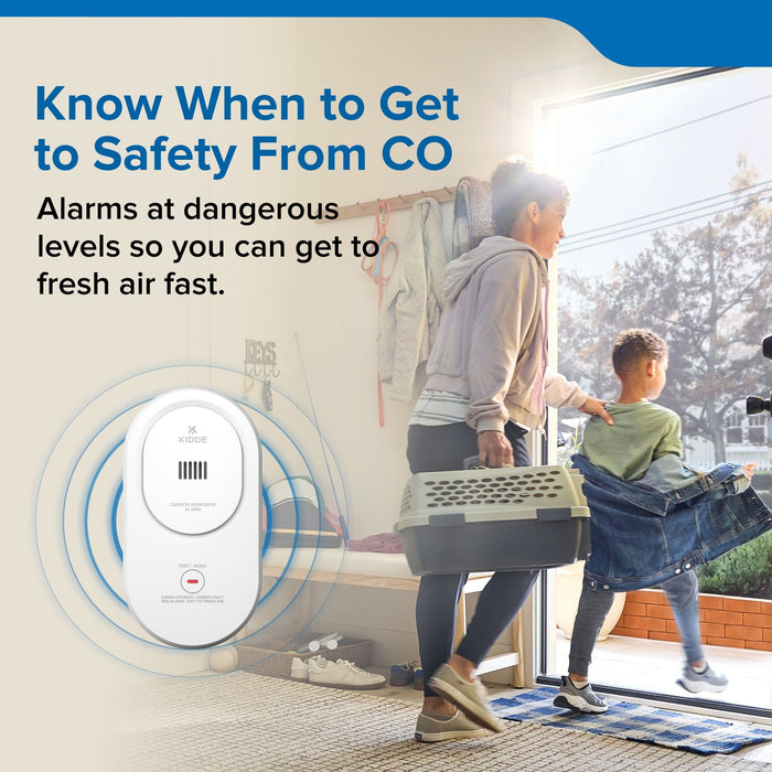 Kidde COP Plug-In Carbon Monoxide Alarm With [2] AA Battery Backup (21033777)
