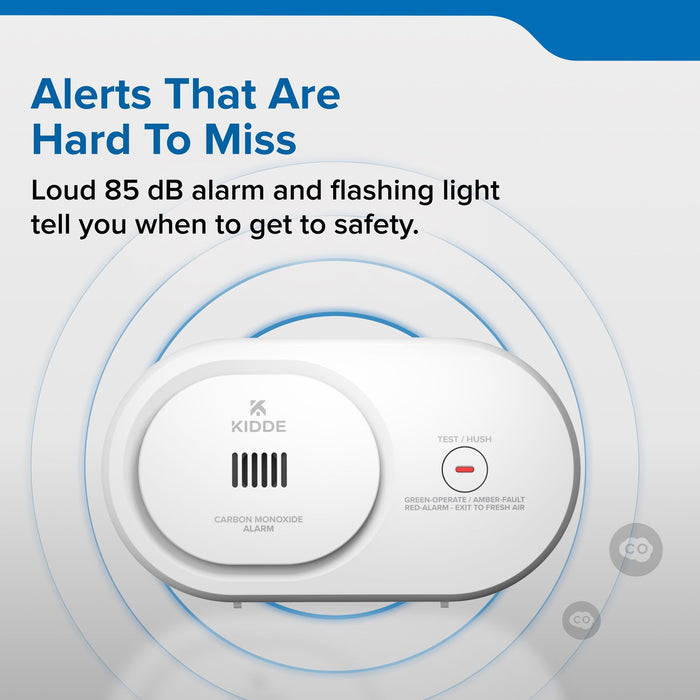 Kidde COB Carbon Monoxide Alarm With [2] AA Batteries (21033768)