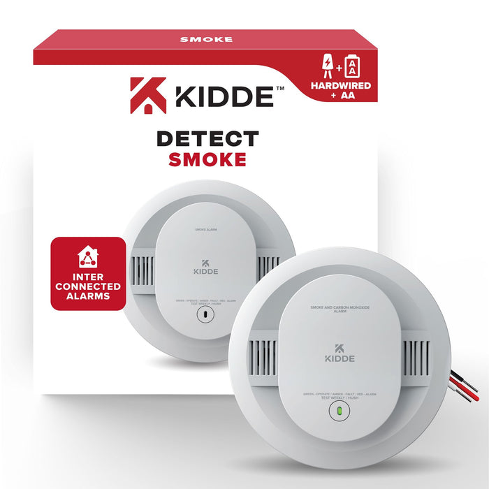 Kidde 20SAR Smoke Alarm Hardwired With [2] AA Battery Backup (21031482)