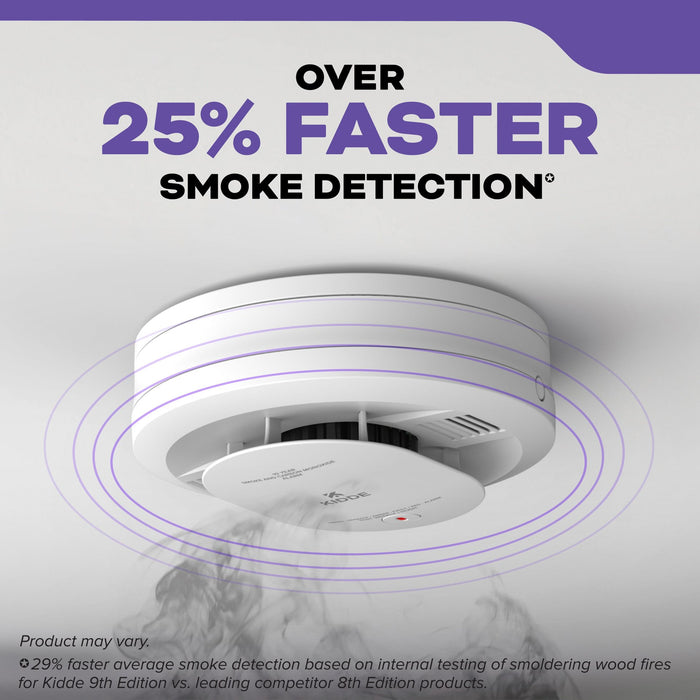 Kidde 30CUAR-VRF Wire-Free Interconnect Smoke And Carbon Monoxide Alarm Hardwired With [2] AA Battery Backup (21033919)
