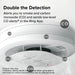 Kidde RGCUDR-RW Smart Combination Smoke And Carbon Monoxide Alarm With Ring App Alerts [2] AA Battery Backup (21033910)