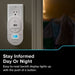 Kidde COPDLQW Smart Plug-In Carbon Monoxide Alarm With Indoor Air Quality Monitor With [2] AA Battery Backup (21033783)