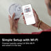 Kidde 20SAR-W Smart Wi-Fi Smoke Alarm Hardwired With [2] AA Backup Battery And Voice Alerts (21033278)