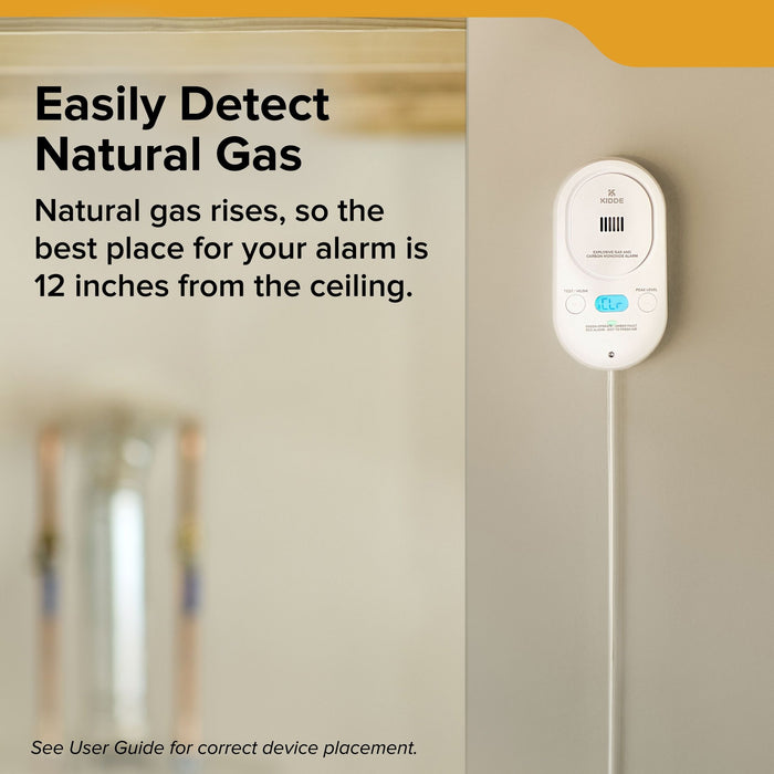Kidde COPDLG Plug-In Explosive Gas And Carbon Monoxide Alarm With [2] AA Battery Backup (21033781)