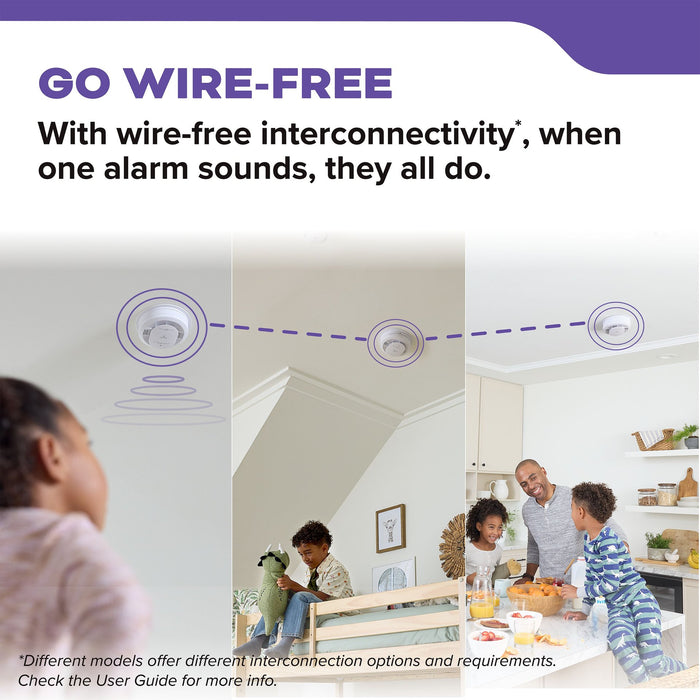 Kidde 30CUDR-VRF Wire-Free Interconnect Smoke And Carbon Monoxide Alarm [2] AA Battery Backup (21033920)