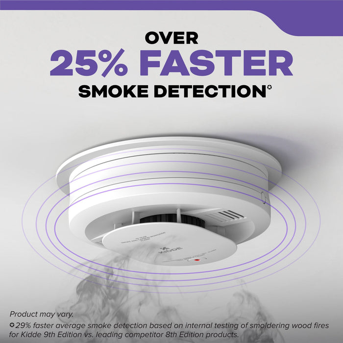 Kidde 30CUA10 Combination Smoke And Carbon Monoxide Alarm Hardwired With 10-Year Sealed Battery Backup (21031544)