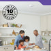 Kidde 30CUA10 Combination Smoke And Carbon Monoxide Alarm Hardwired With 10-Year Sealed Battery Backup (21031544)