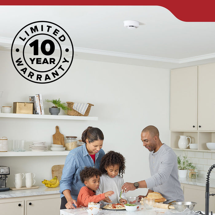 Kidde 20SA10-V Smoke Alarm Hardwired With 10-Year Sealed Battery Backup (21033154)