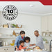 Kidde 20SA10-V Smoke Alarm Hardwired With 10-Year Sealed Battery Backup (21033154)