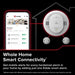 Kidde 20SAR-W Smart Wi-Fi Smoke Alarm Hardwired With [2] AA Backup Battery And Voice Alerts (21033278)