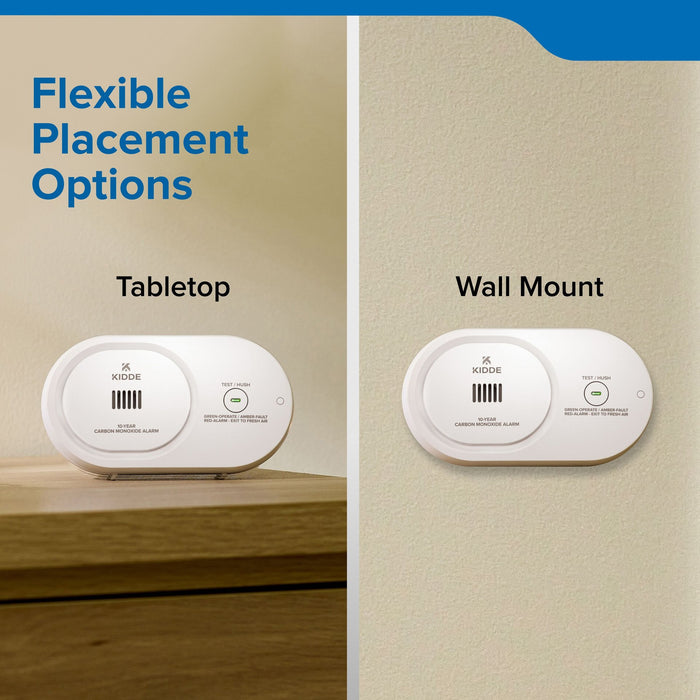Kidde COB10 Carbon Monoxide Alarm With 10-Year Never-Replace Battery (21033775)