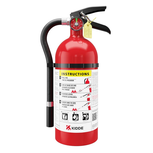 Kidde PRO-4MP-1 Pro 210 Fire Extinguisher 2-A:10-B:C 4 Pound With Wall Hook Rechargeable (21033044)