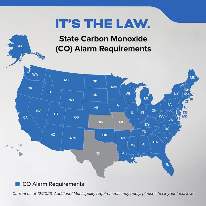 Sealed Lithium Battery Power Carbon Monoxide Alarm
C3010