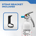 Kidde #MAR5 Mariner 5 Fire Extinguisher 5-B:C 2 Pound Nylon Strap Bracket White Disposable With Stainless Steel Handle/Lever (21030890)