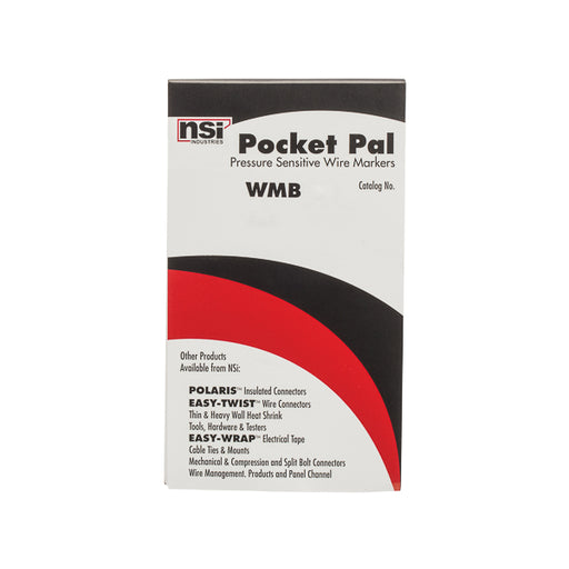 NSI Wire Marker Book 0-9 L1-L2-L3-T1-T2-T3 (WMB-14)