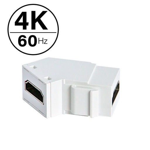 Pass and Seymour 4K HDMI Coupler Keystone Insert White (WP124KWH)
