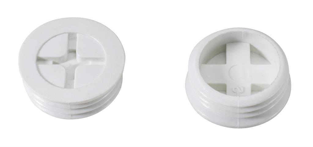 Southwire TOPAZ 1/2 Inch Plastic Closure Plug Weatherproof White (WP50PLW)