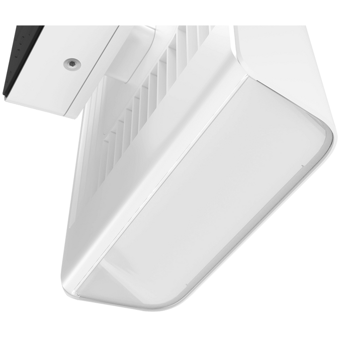 RAB Large LED Wall Pack Wattage/CCT Selectable 113W/85W/58W 3000K/4000K/5000K 120-277V 0-10V Dimming Integrated Junction Box White (WPLEDLW)