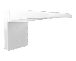 RAB LED Wall Pack Wattage/CCT Selectable 32W/24W/16W 3000K/4000K/5000K 120-277V 0-10V Dimming Cold Battery Backup White (WPLEDMW/EC)