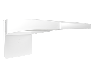 RAB LED Wall Pack Wattage/CCT Selectable 32W/24W/16W 3000K/4000K/5000K 120-277V 0-10V Dimming White (WPLEDMW)