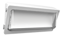 RAB WPX3 Premium LED Wall Pack Wattage/CCT Selectable 130W/100W/65W 3000K/4000K/5000K 120-277V 0-10V Photocell MVS Occupancy Sensor Battery Backup White (WPX3W/MVS/E)