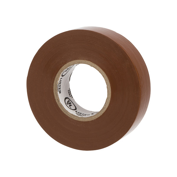 NSI Warrior Wrap 7 Mil Premium Vinyl Electrical Tape Brown (WW-732-BN)