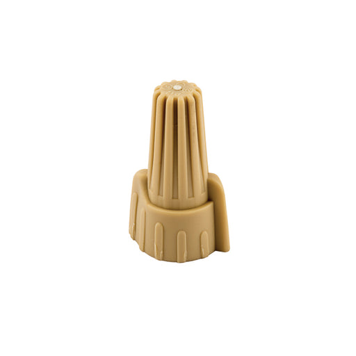 NSI Winged Tan Easy Twist Wire Connector For 22-8 AWG Wire-500 Per Bag (WWC-T-B)