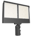 RAB LED Flood X17 Field Adjustable 330W-250W-175W 3000K/4000K/5000K With Slipfitter Mount Twist-Lock Photocell Bronze (X17XFU330SF/PCT)