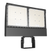 RAB LED Flood X17 Field Adjustable 450W/350W/250W 5000K With Trunnion Mount Twist-Lock Photocell 480V Bronze (X17PA450T/480/PCT)