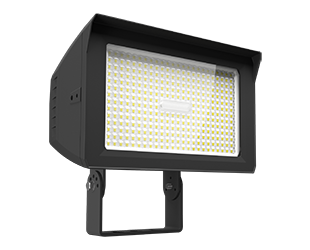 RAB X22 LED Flood Field Adjustable 150W/125W/100W/75W 7H6V 3000K/4000K/5000K Slipfitter Mount With Trunnion Kit Photocell Bronze (X22-150)