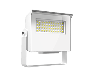 RAB X22 LED Flood Field Adjustable 20W/17W/13W/10W 3000K/4000K/5000K 7H6V Knuckle With Yoke Kit Photocell White (X22-20W)