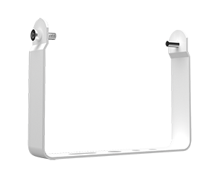 RAB X22 LED Flood Field Adjustable 20W/17W/13W/10W 3000K/4000K/5000K 7H6V Knuckle With Yoke Kit Photocell White (X22-20W)