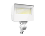 RAB X22 LED Flood Field Adjustable 35W/30W/25W/20W 3000K/4000K/5000K 7H6V Knuckle Mount With Yoke Kit Photocell White (X22-35W)