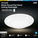 Feit Electric 7.5 Inch 12W [75W Equivalent] CCT Selectable 3000K/3500K/4000K/5000K/6500K Round LED Ceiling Downlight White (74006/6WYCA)