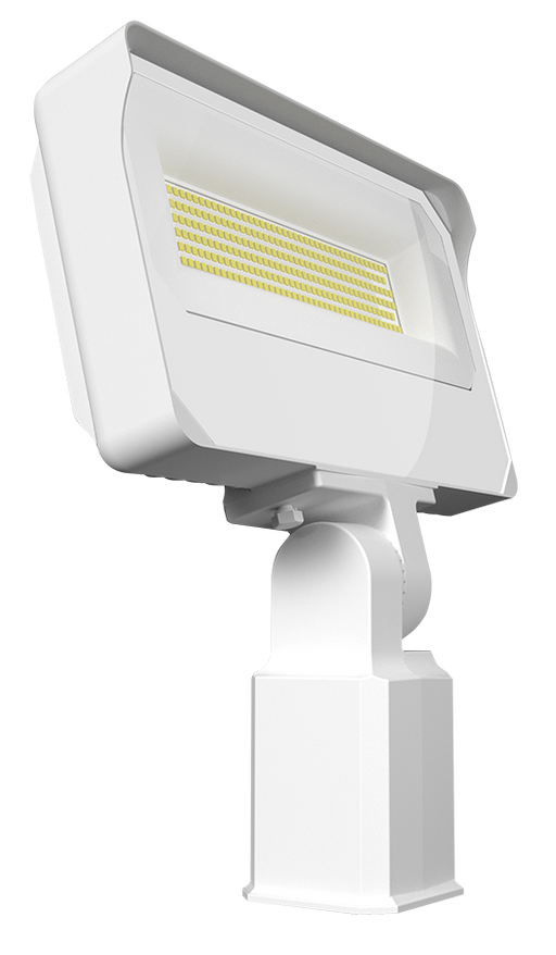 RAB LED Floodlight Wattage/CCT Selectable 90W/80W/70W 3000K/4000K/5000K Slip Fit White 120-277V 0-10V Dimming (X34LW)