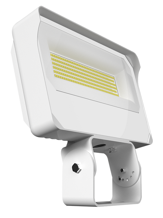 RAB LED Floodlight Wattage/CCT Selectable 90W/80W/70W 3000K/4000K/5000K Trunnion White 120-277V 0-10V Dimming (X34LTW)