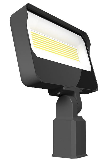 RAB LED Floodlight Wattage/CCT Selectable 130W/110W/95W 3000K/4000K/5000K Slip Fit Bronze 120-277V 0-10V Dimming (X34XL)
