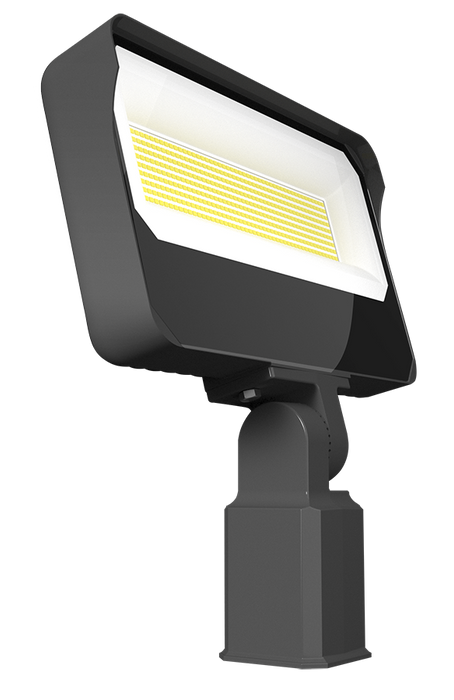 RAB LED Floodlight Wattage/CCT Selectable 160W/140W/120W 3000K/4000K/5000K Slip Fit Bronze 120-277V 0-10V Dimming (X34XXL)