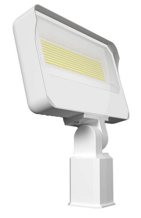 RAB LED Floodlight Wattage/CCT Selectable 160W/140W/120W 3000K/4000K/5000K Slip Fit White 120-277V 0-10V Dimming (X34XXLW)