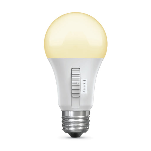 Feit Electric 8.8W [60W Equivalent] CCT Selectable 2700K-5000K A19 Timer LED Bulb (OM602CCTCA/TIMERLEDI)