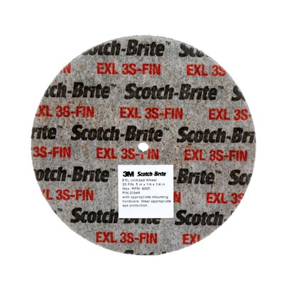 3M - 24326 Scotch-Brite EXL Unitized Wheel XL-UW 3S Fine 3 Inch X 1/4 Inch X 1/4 Inch SPR 20887A (7100031086)